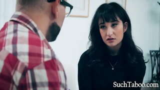 Dad Blackmailed Into Fucking His Teen Daughter